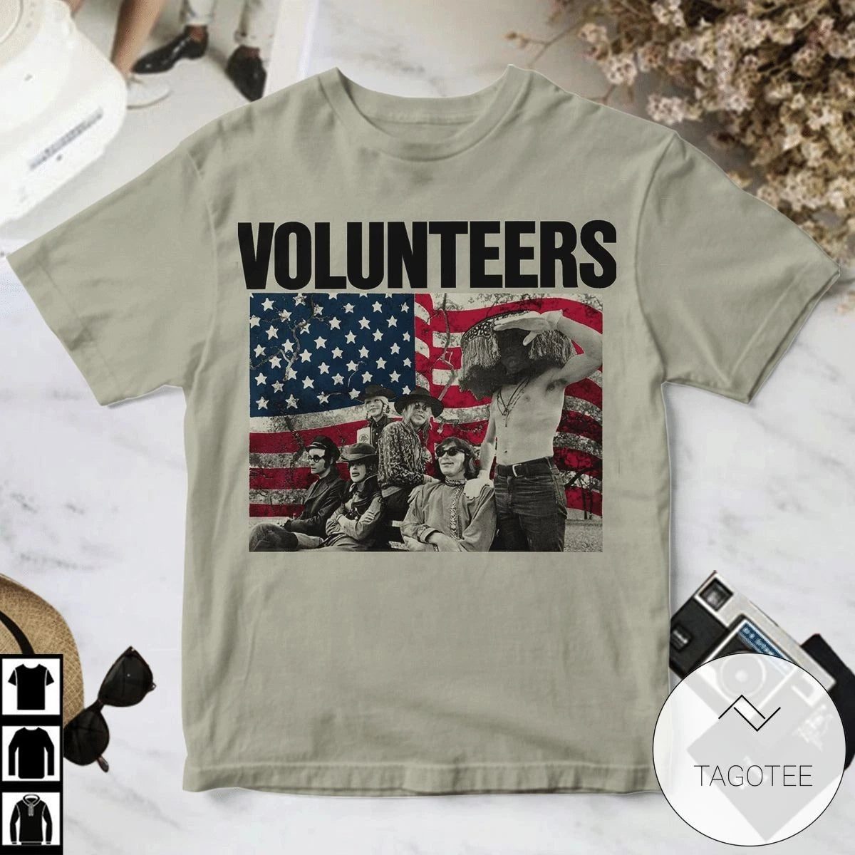 Jefferson Airplane Volunteers Album Cover 3D T-Shirt BS1996
