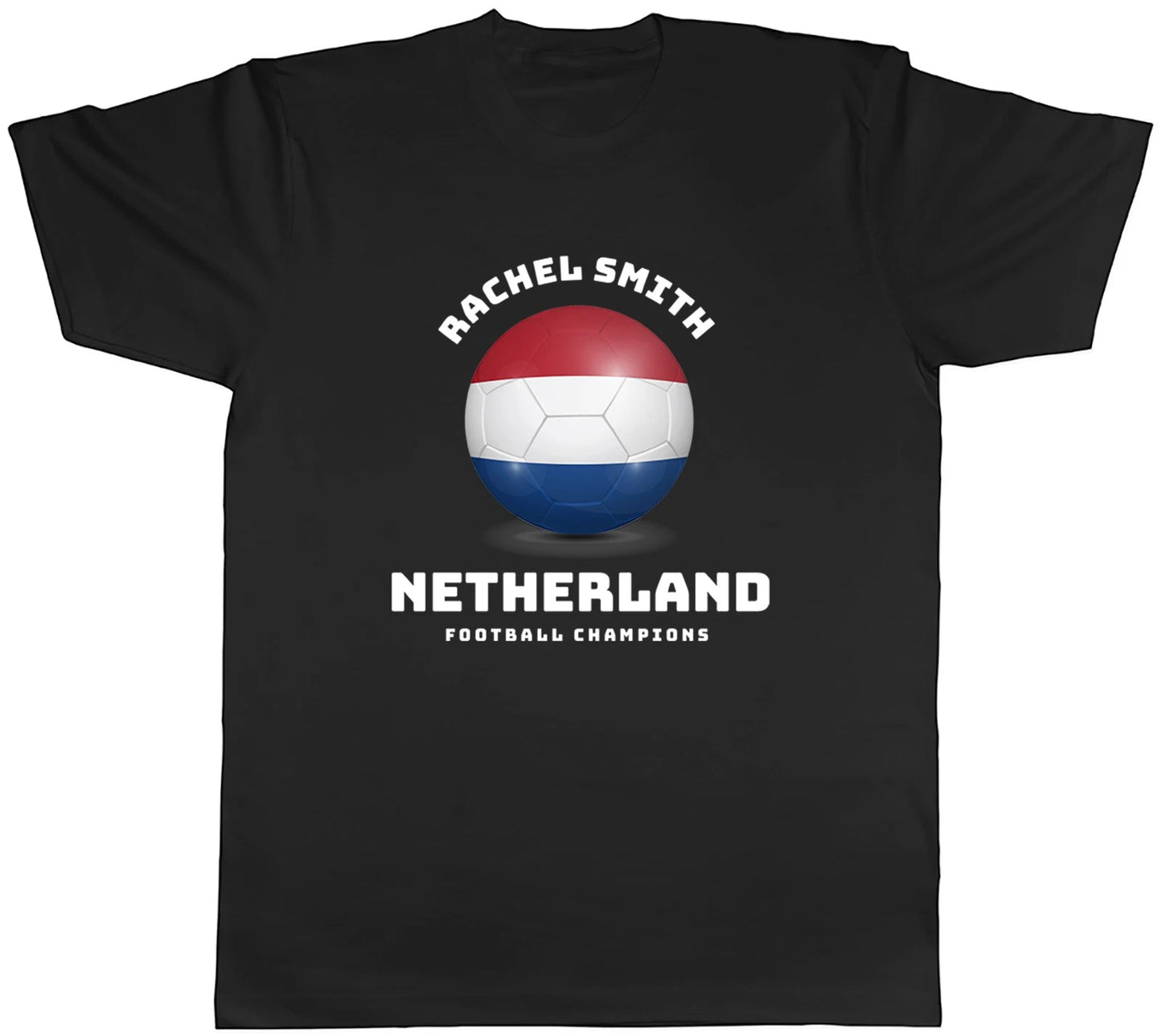 Personalised Netherlands Football Supporters Fan Mens T-Shirt Tee Gift Top