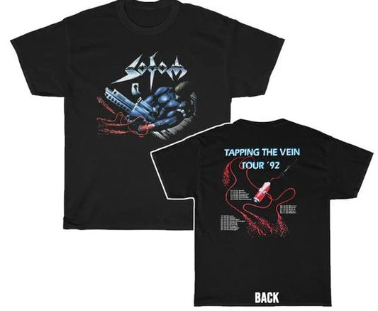 Sodom 1992 European Tour Tee – Touching the Heart T-Shirt