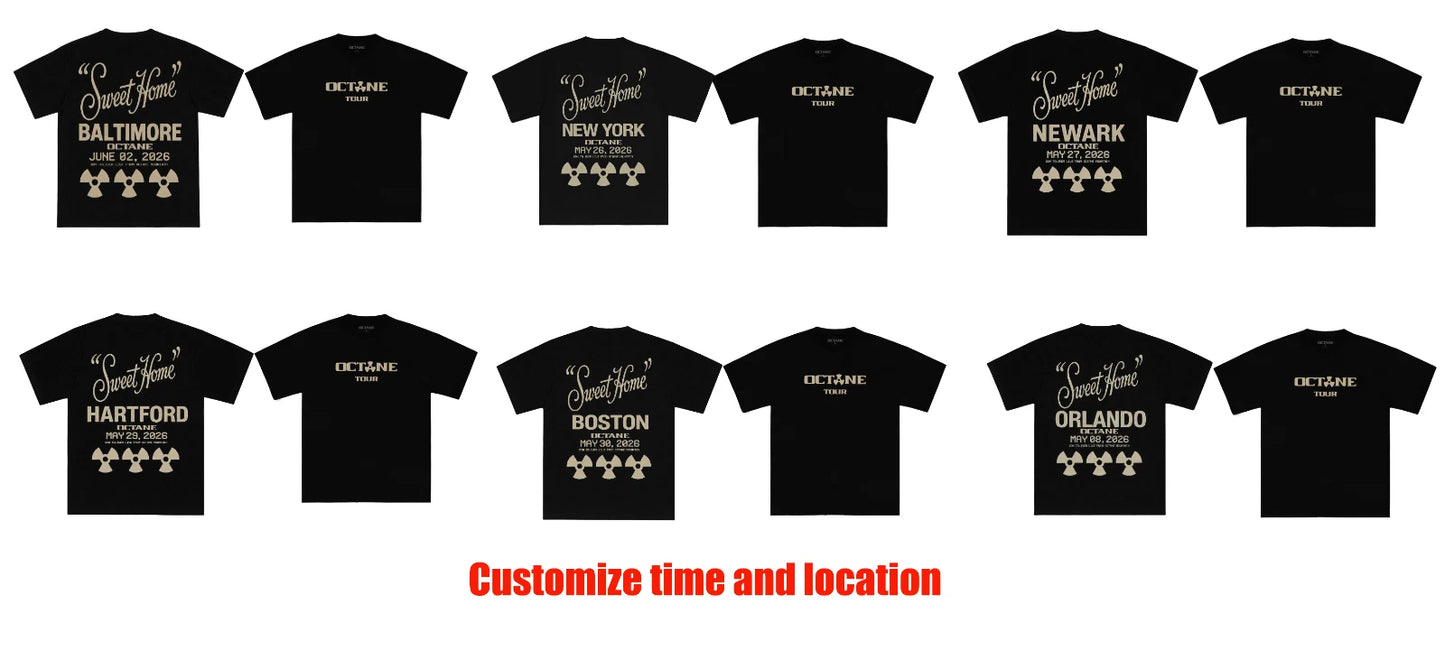 DON TOLIVER OCTANE Tour 2026 Tee Merch, T-shirt Reprint Custom time and location