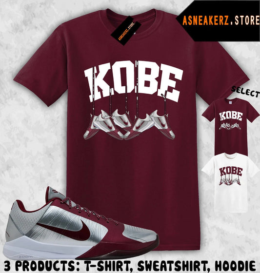 Shirt Matching KB 5 Protro Lower Merion Aces Match Sneaker Shoe Hanging T-Shirt