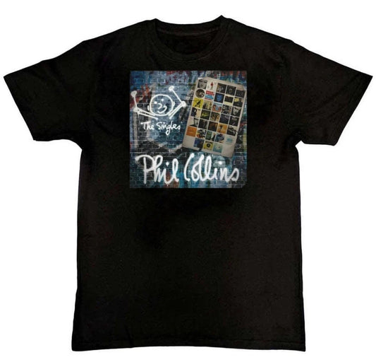 Phil Collins The Singles Album Graphic Print Unisex T-Shirt S M L XL 2 3 4 XL