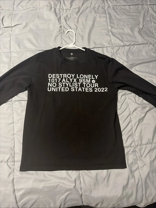 destroy lonely no stylist tour long sleeve merch
