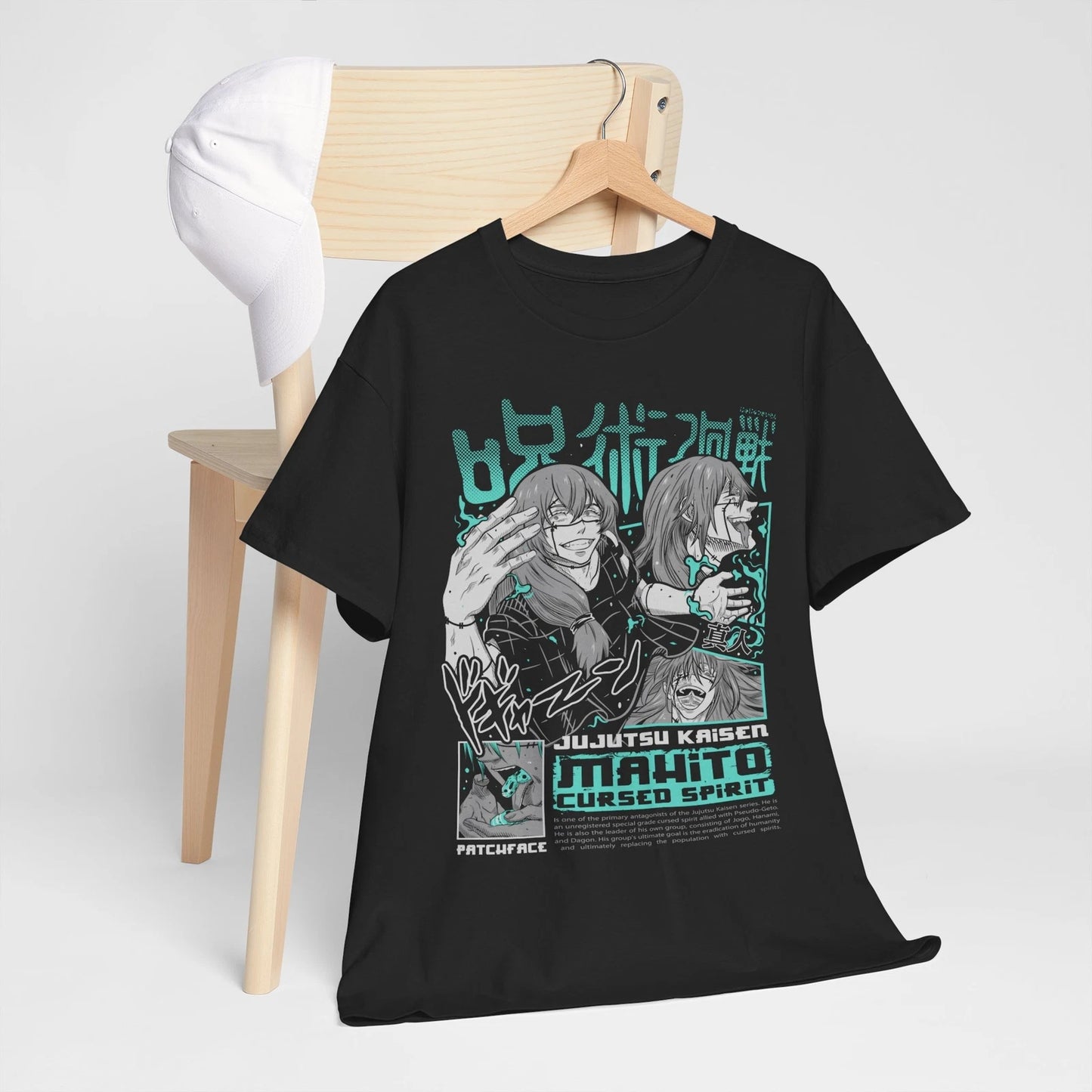 Anime Jujutsu Kaisen Mahito Curse Short Sleeve T-shirt Soft Shirt All Size