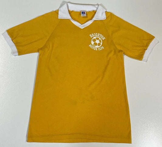 Vintage Brighton Soccer Club Collared Jersey Shirt Sz S Russell Athletic USA 90s