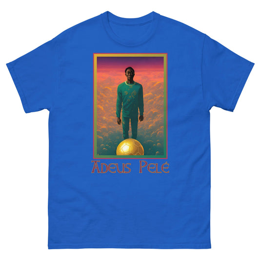 "Adeus Pelé" Unofficial Fan Art Men's classic tee Soccer Fútbol Brasil Brazil
