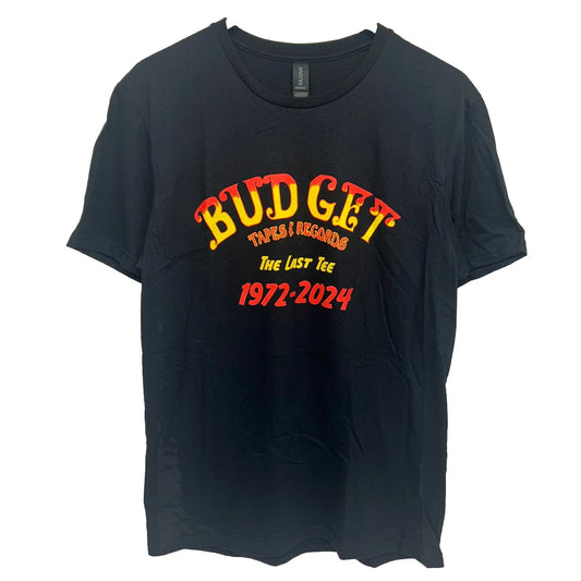 Budget Tapes and Records T-shirt The Last Tee 1972-2024 Charleston, WV - M L  XL