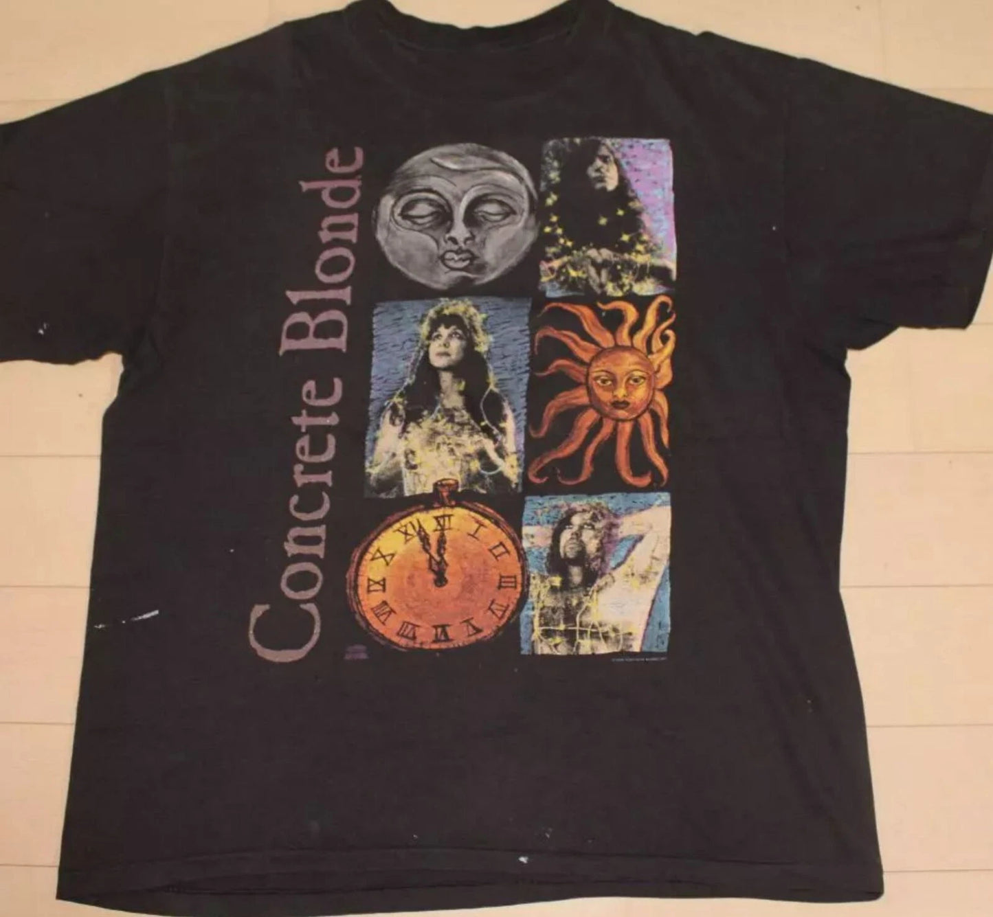 Concrete Blonde Vtg T-Shirt Unisex Cotton For Men Women Tee S-5XL