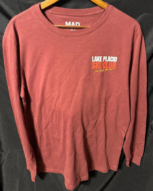 Men's XL MAD ENGINE Lake Placid Ski Club long sleeve shirt NWT