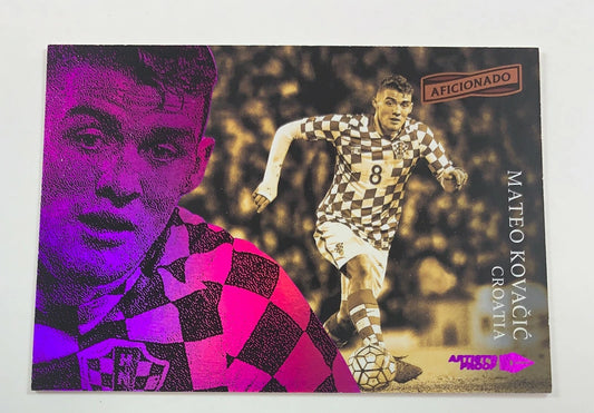2016 Panini Aficionado Soccer #148 Mateo Kovacic (Croatia) Artist Proof 9/99 AJP