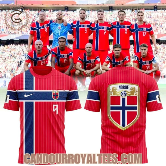 The 2026 World Cup Kit For The Norwegian National Team 3D Shirt