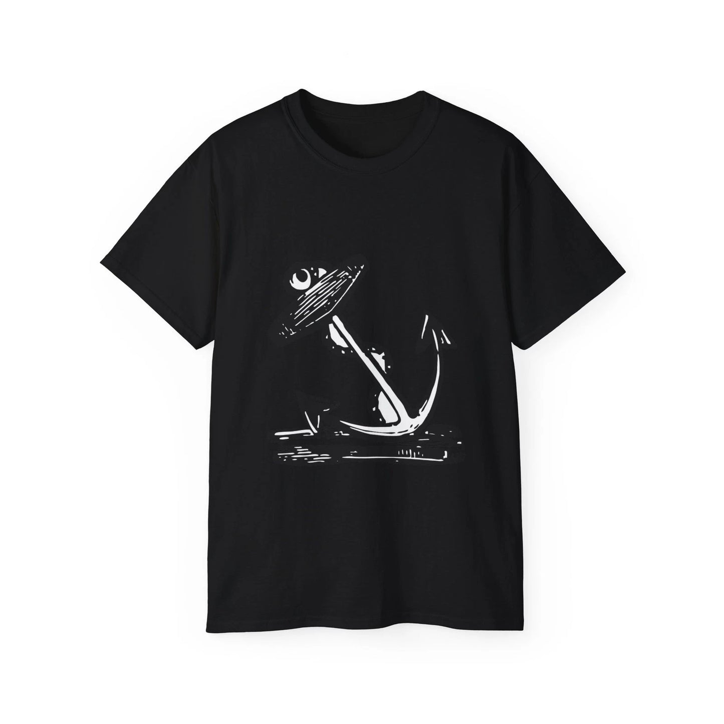 Vintage Anchor Navy Sailor Nautical Tattoo | Custom Graphic T-Shirt