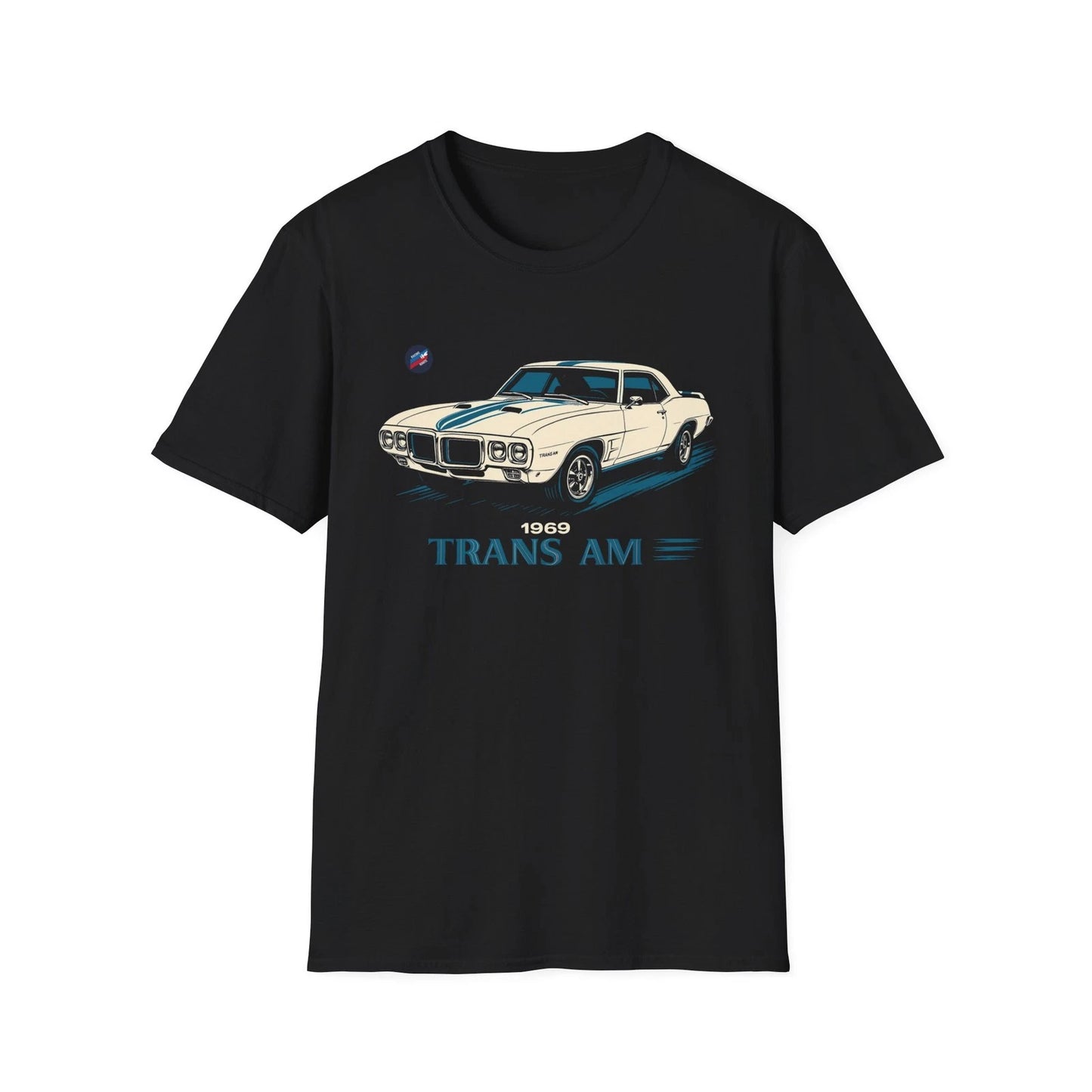 1969 Trans Am Shirt – White Classic Muscle Car Graphic Tee Pontiac