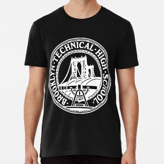 Brooklyn Technical High School White Logo Size S to 5XL Made in the USA T-Shirt