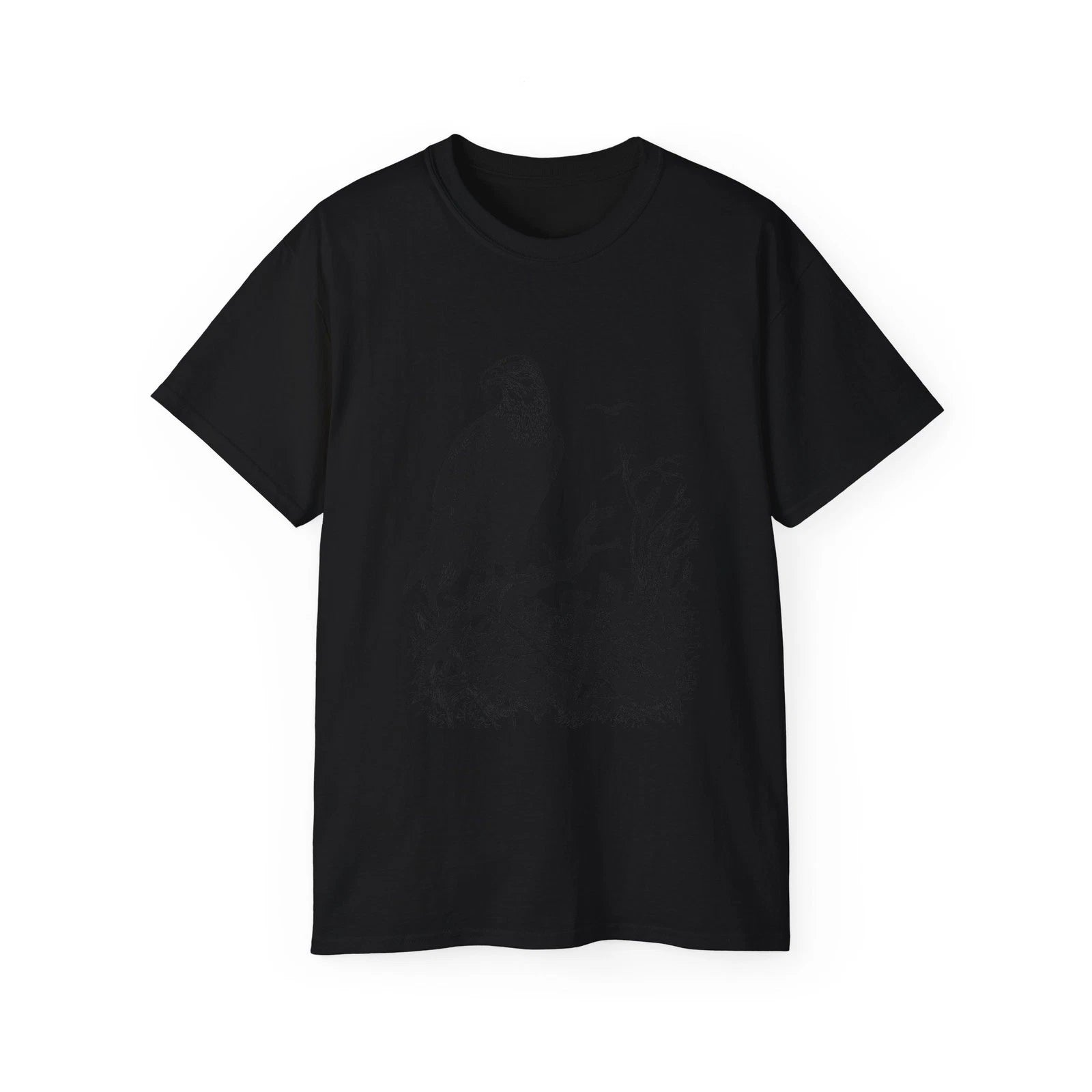 Eagle Nature Nest Line Art Birds Animals | Custom Graphic T-Shirt