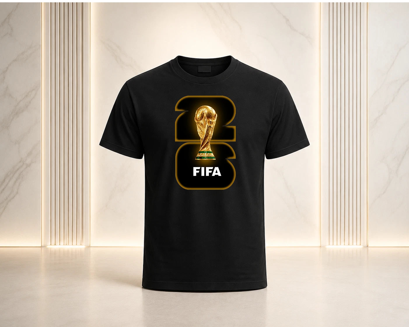 Custom T-Shirt 2026 FIFA World Cup Personalized Name Number Flag Soccer Fan Tee