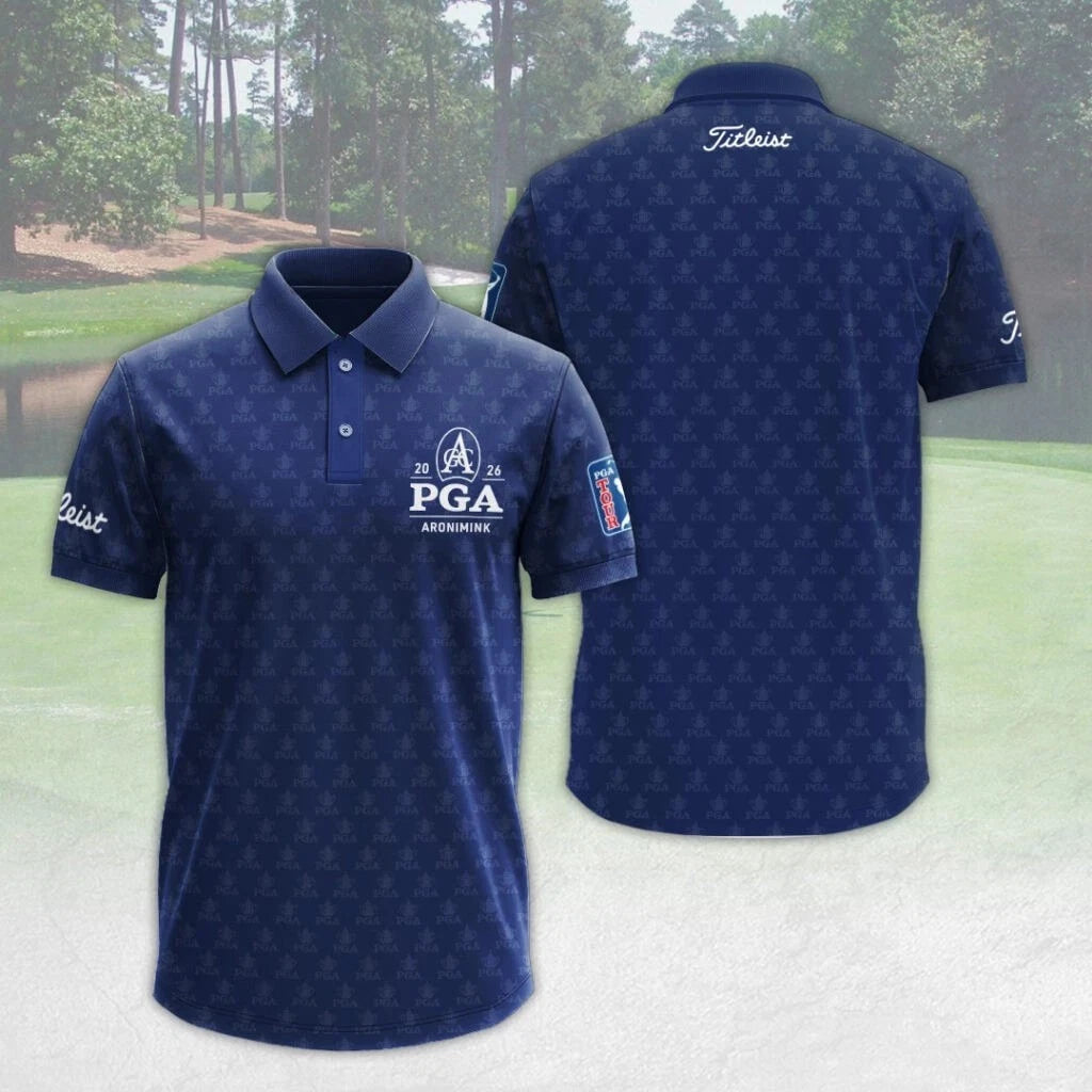 🔥HOT PGA Championships 2026 Golf Club Golf Lover Gift 3D Polo