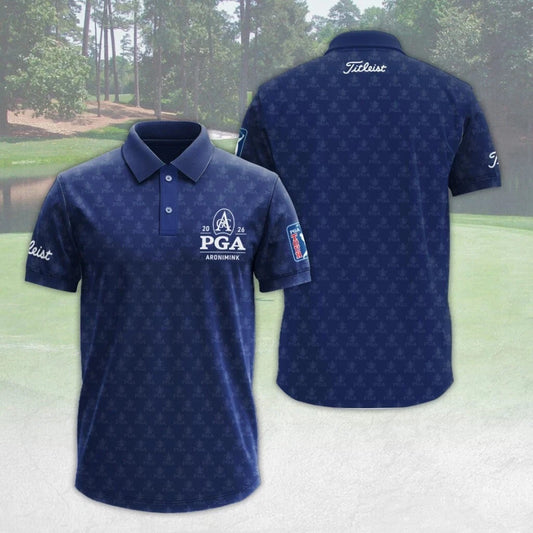 🔥HOT PGA Championships 2026 Golf Club Golf Lover Gift 3D Polo