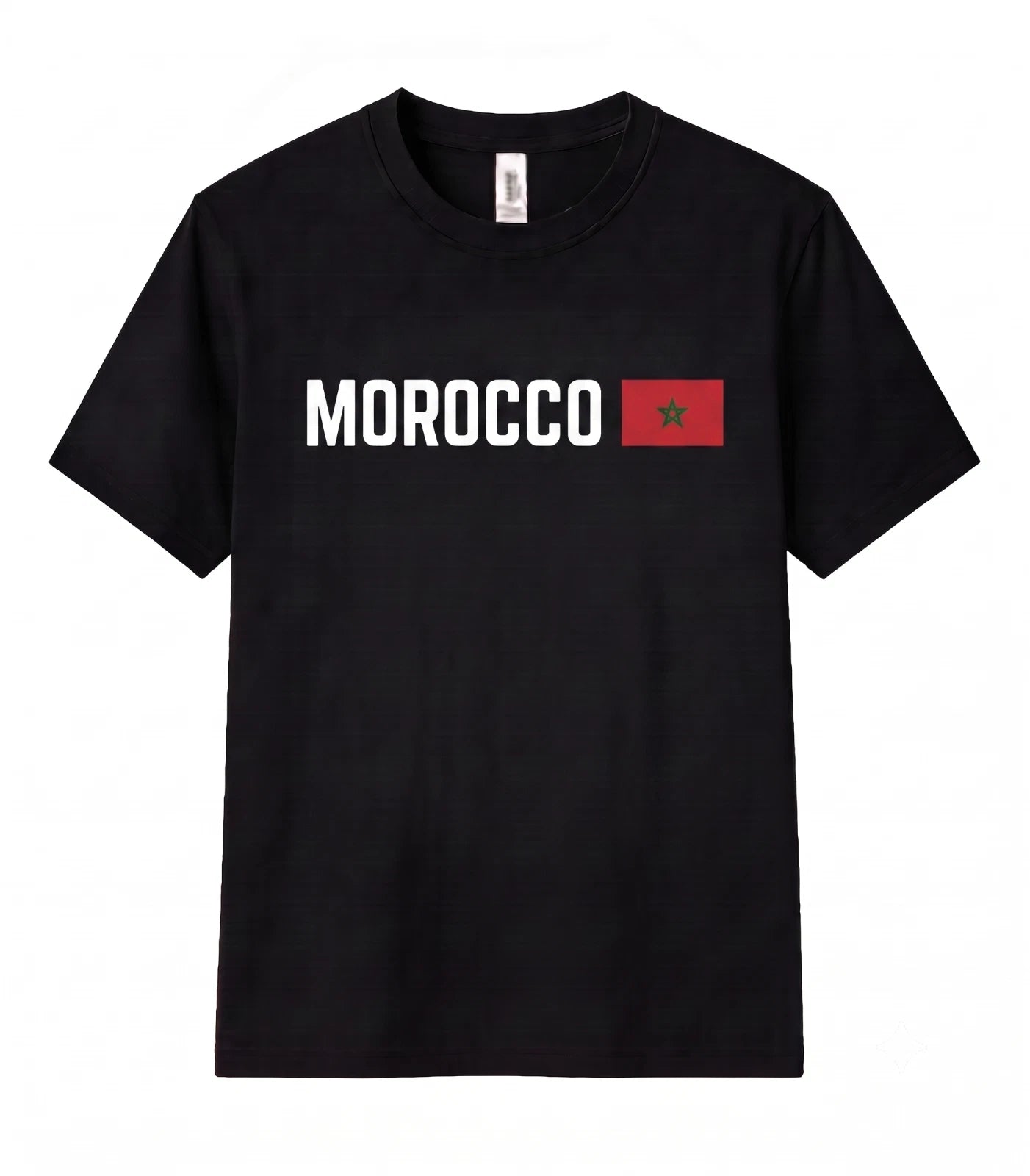 Morocco National Pride Flag Symbol Arms Tee Unisex T Shirt Men Women Country