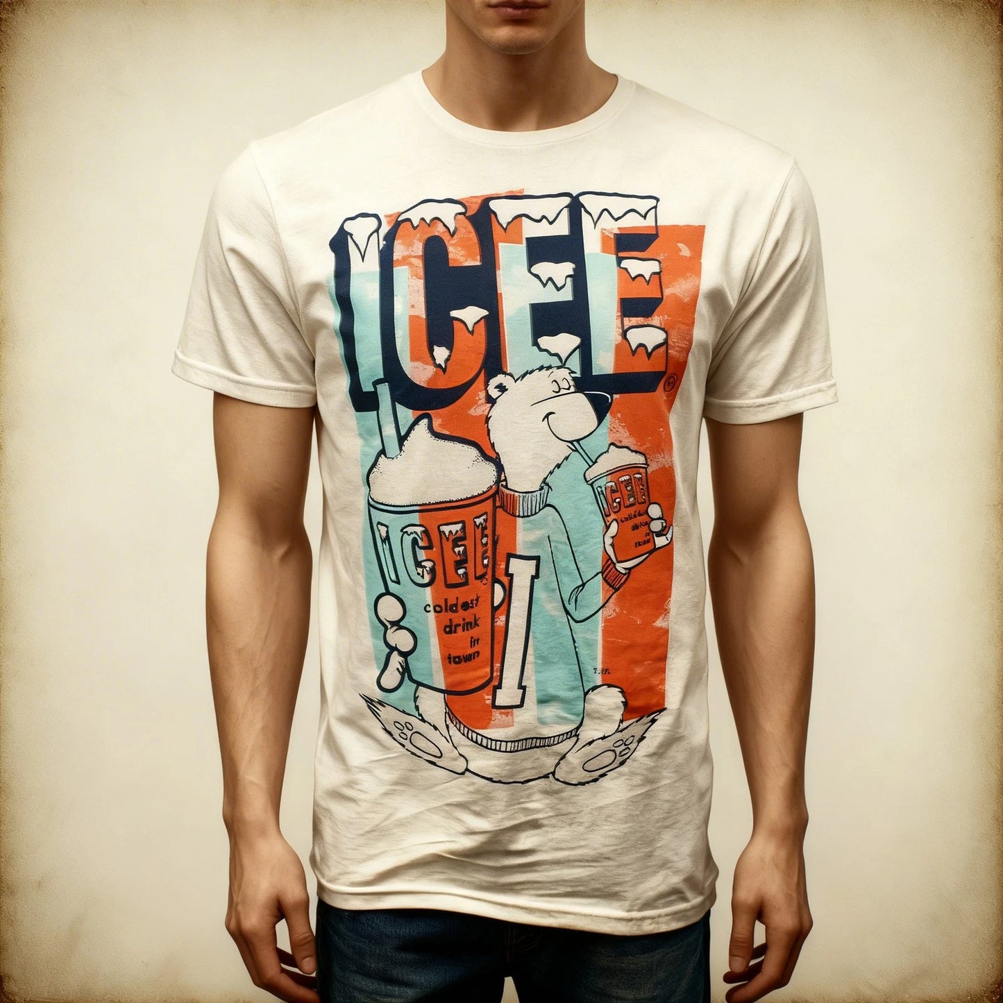 ICEE COLDEST DRINK IN TOWN GRAPHIC T SHIRT