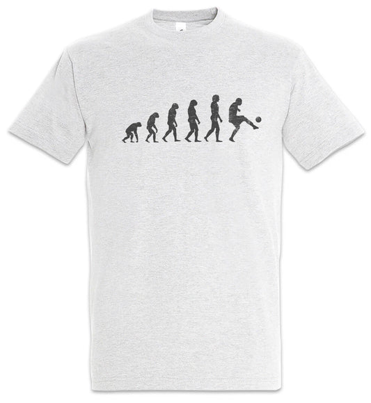 Football Evolution T-Shirt Human Soccer Fun Player Training Sports Coach