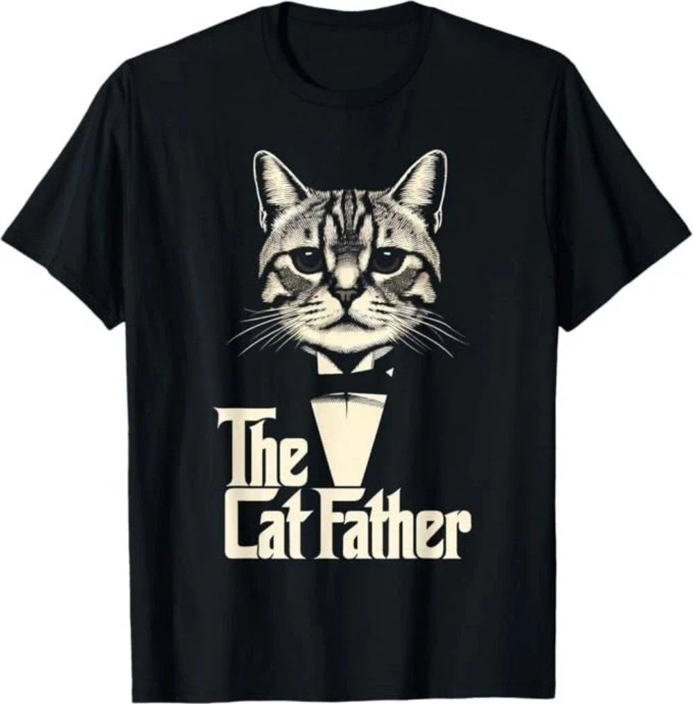 Funny The Cat Father Cat Dad T-Shirt