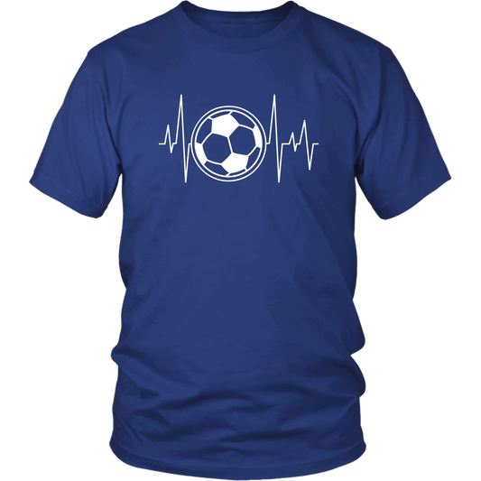 Soccer Player Heartbeat Unisex T-Shirt