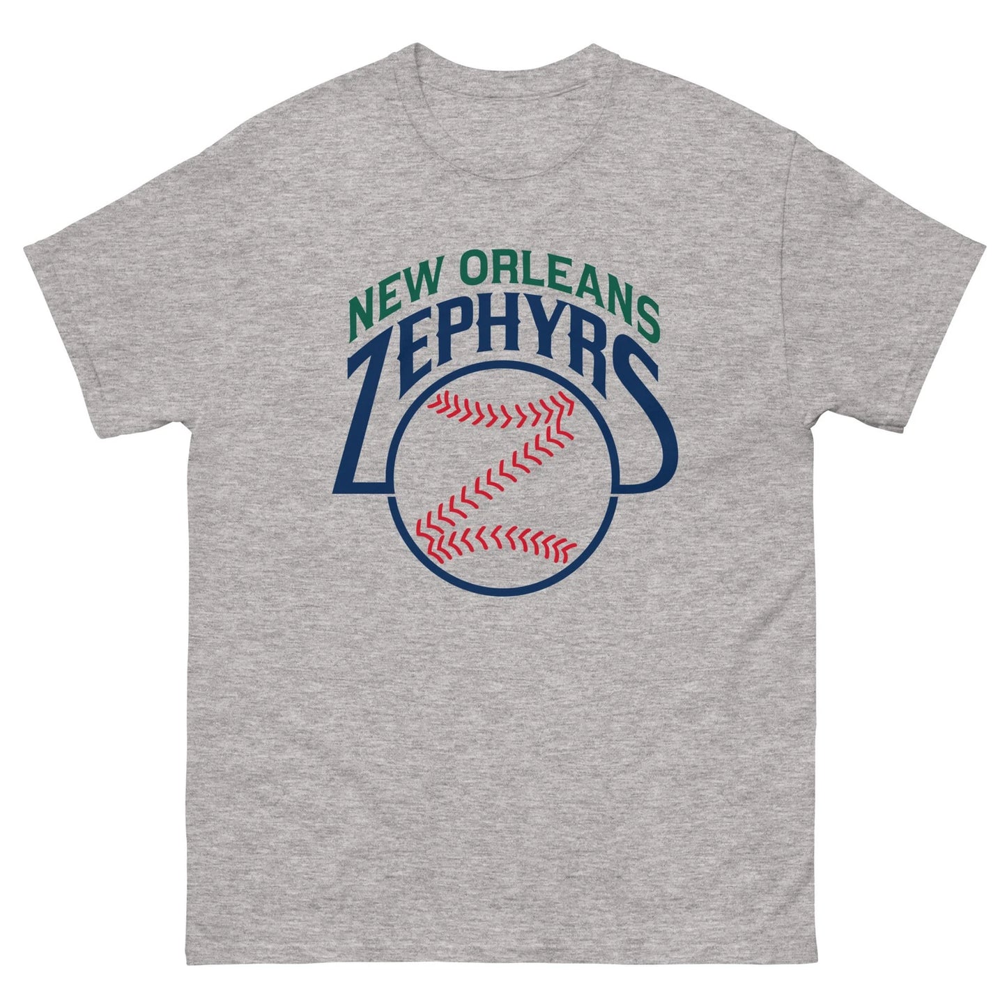 New Orleans Zephyrs Baseball Logo Shirt Vintage Style Clean Graphic Tee