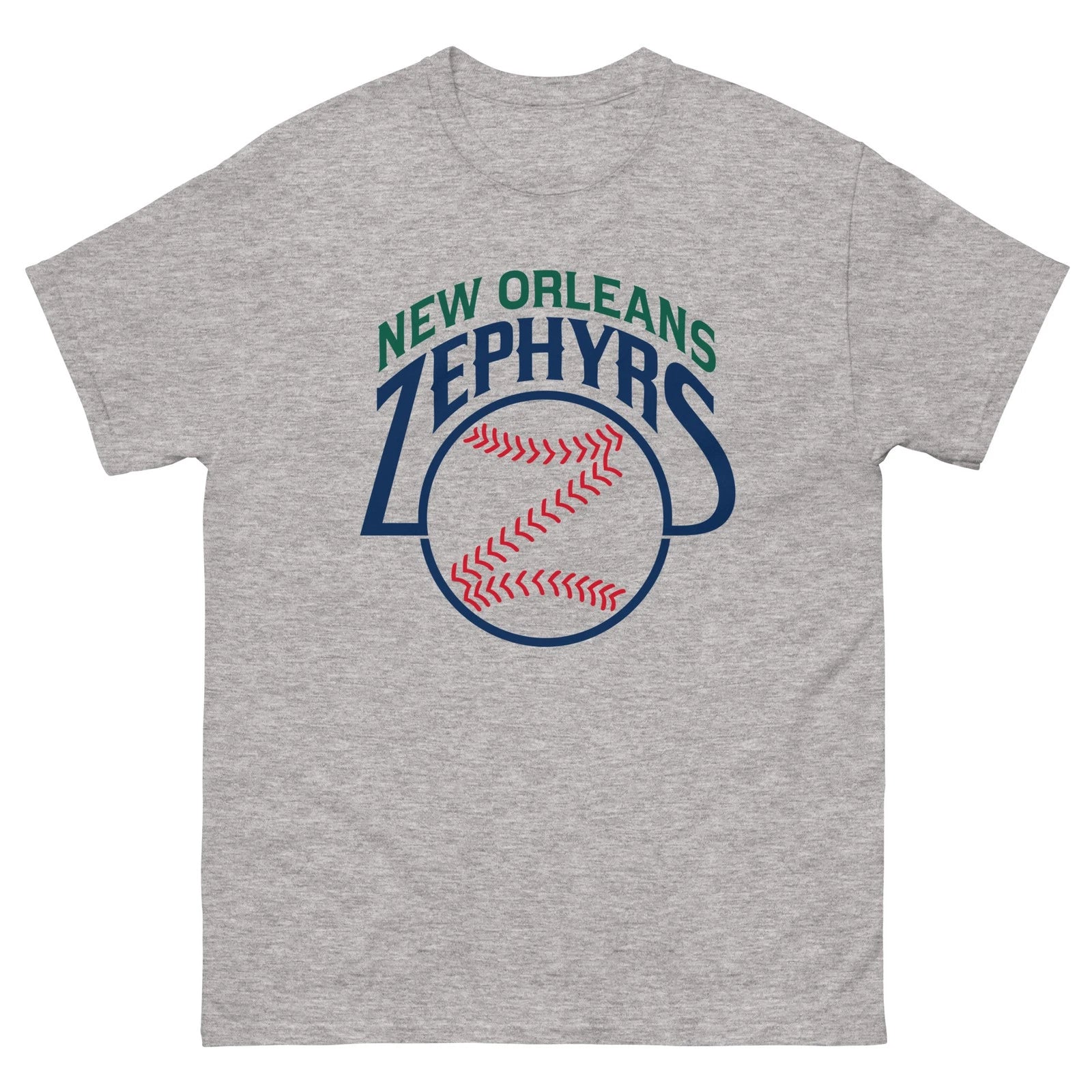 New Orleans Zephyrs Baseball Logo Shirt Vintage Style Clean Graphic Tee