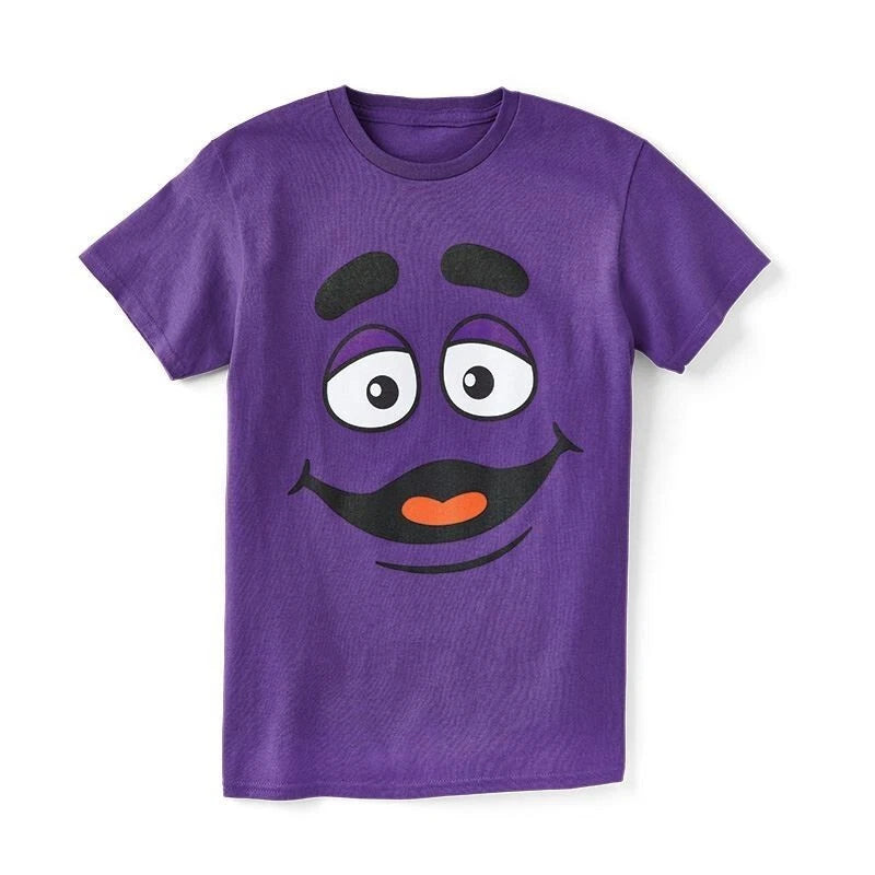 McDonald's Limited Edition Grimace Face T-Shirt - 2XL - 2X Large Size Tee