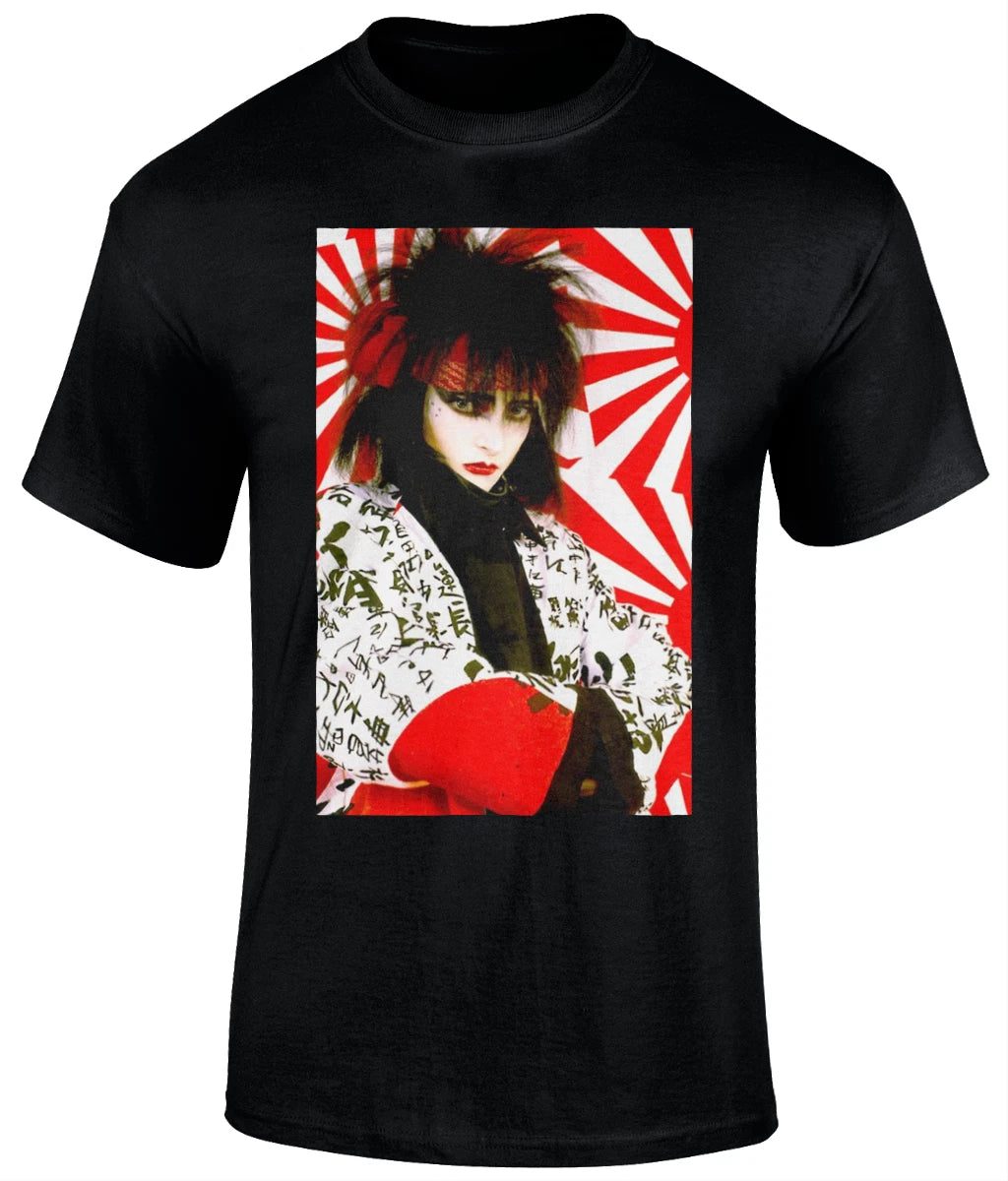 Siouxsie and the Banshees Goth T Shirt British Punk Band Music Retro Black S-5XL