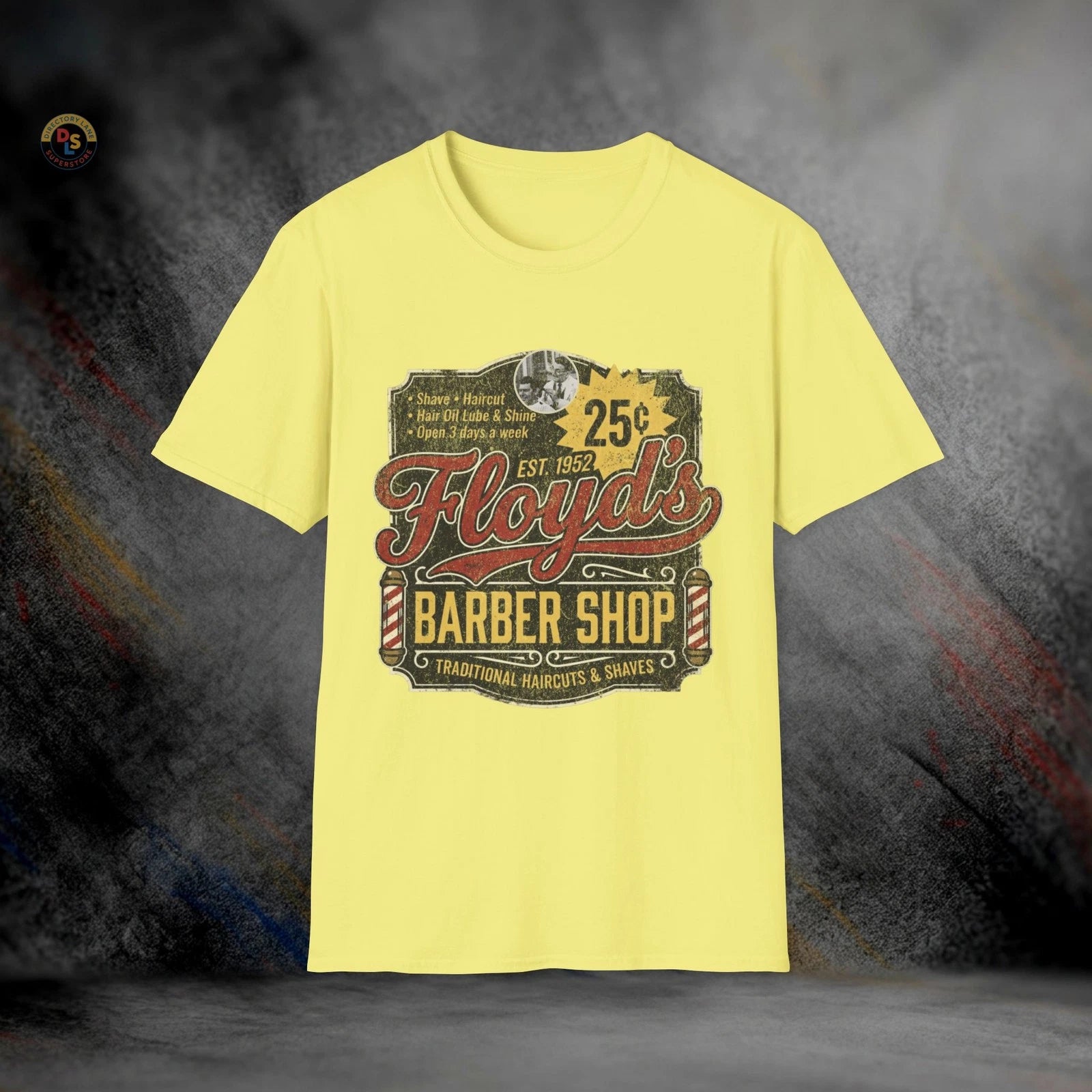 Floyd's Barbershop Mayberry Andy Griffith T-Shirt | Softstyle Tee