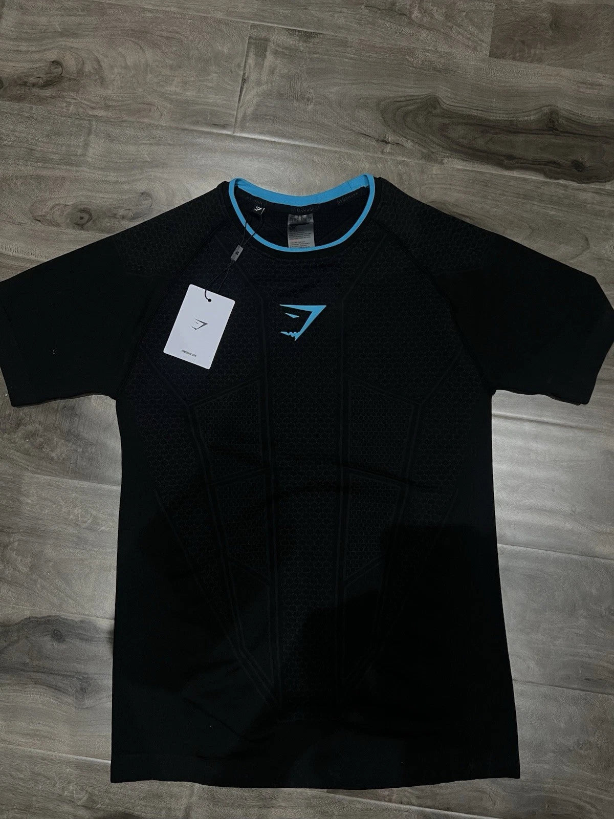 Gymshark Onyx V1 Shirt David Laid Small