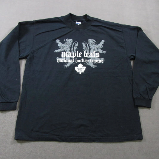 Toronto Maple Leafs National Hockey League Shirt Mens Extra Large Y2K Black