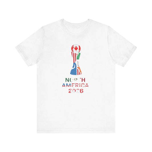 Unisex Jersey Short Sleeve Tee North America 2026 Football T-Shirt Canada USA
