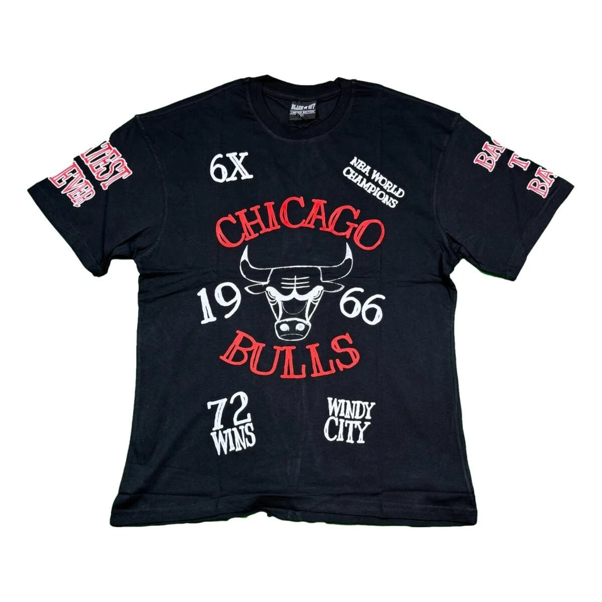 Men's Chicago Bulls World Champion Streetwear Black Off Limited Edition