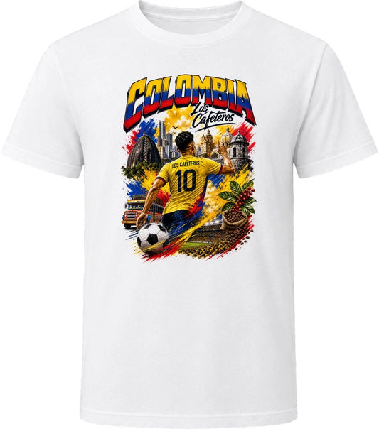 Colombia Los Cafeteros Soccer Football 2026 National Pride T Shirt