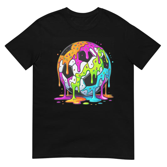 Soccer Ball Drip Soccer Player Kids Soccer Drip Boys Soccer T-Shirt