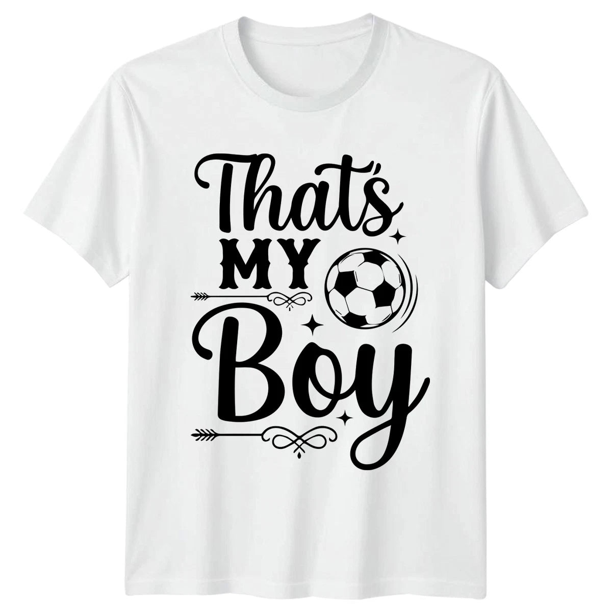 Thats My Boy Womens T-Shirt Youth Sports Soccer Mothers Day Gift For Her
