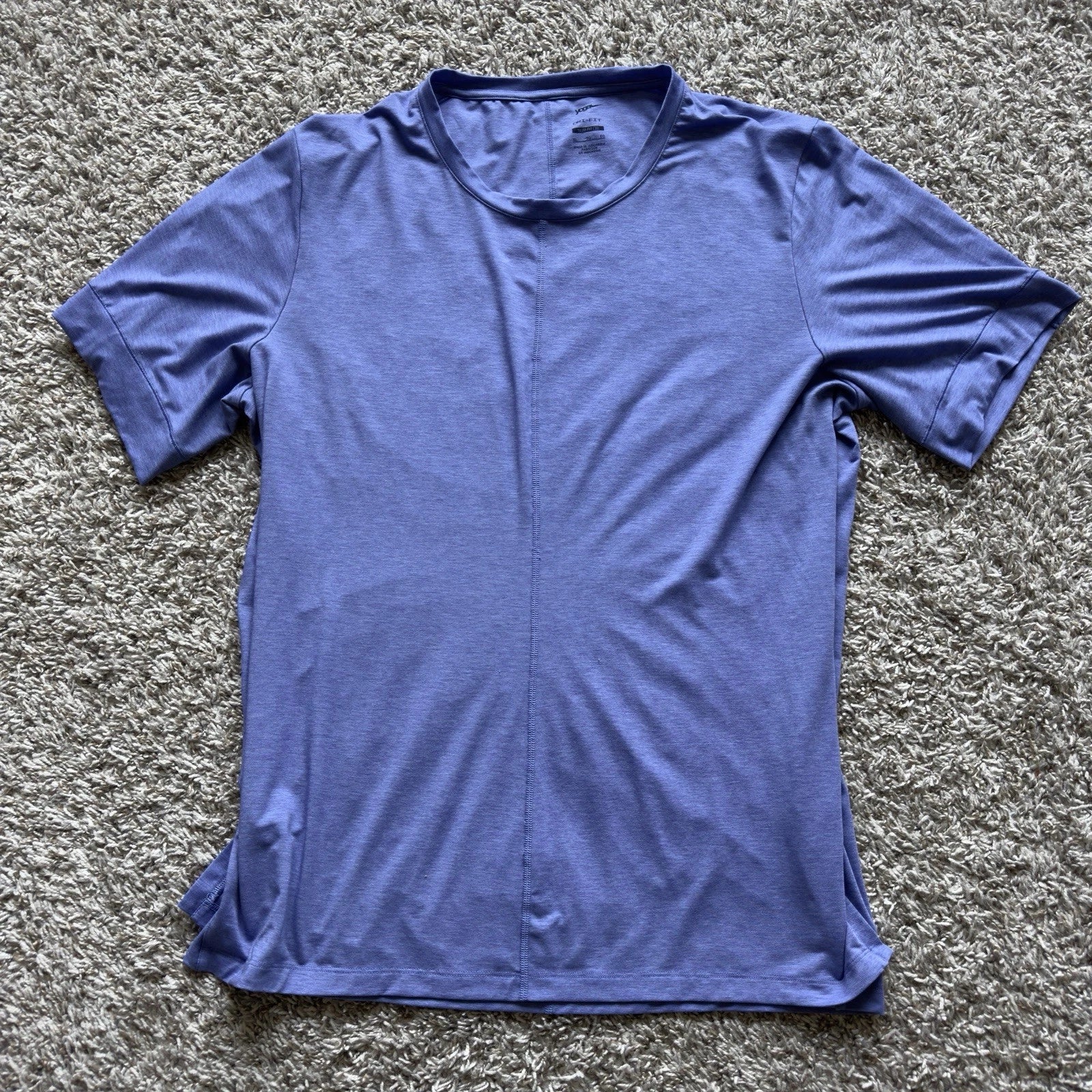 Nike Shirt Dri-Fit Yoga Mens XL Lapis Training Slim Fit DN4314-077 Activewear