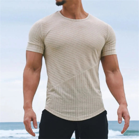 Men's Short Sleeve Fashion T-Shirt Classic Casual Slim Shirts