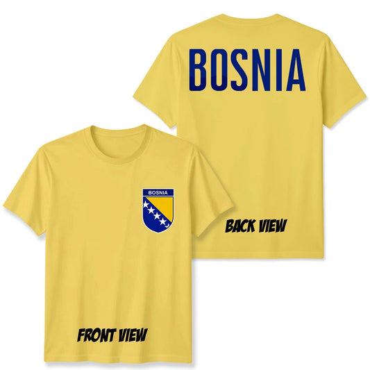 Bosnia & Herzegovina Football Unisex Kids T-Shirt Country Pride Soccer Tee #WC