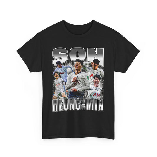 Son Heung-min Retro Vintage 90s Graphic T-Shirt, Tottenham Hotspur, Soccer Shirt