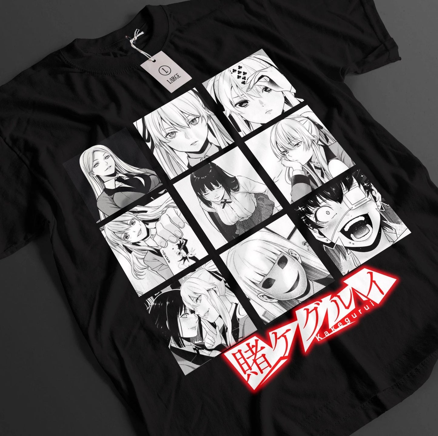 Kakegurui Shirt Yumeko Tshirt Mary T-Shirt Kirari Top Ryota Mind Anime Game Tee