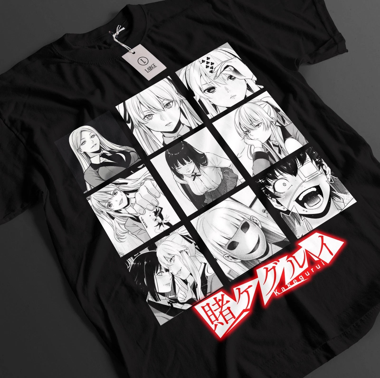 Kakegurui Shirt Yumeko Tshirt Mary T-Shirt Kirari Top Ryota Mind Anime Game Tee