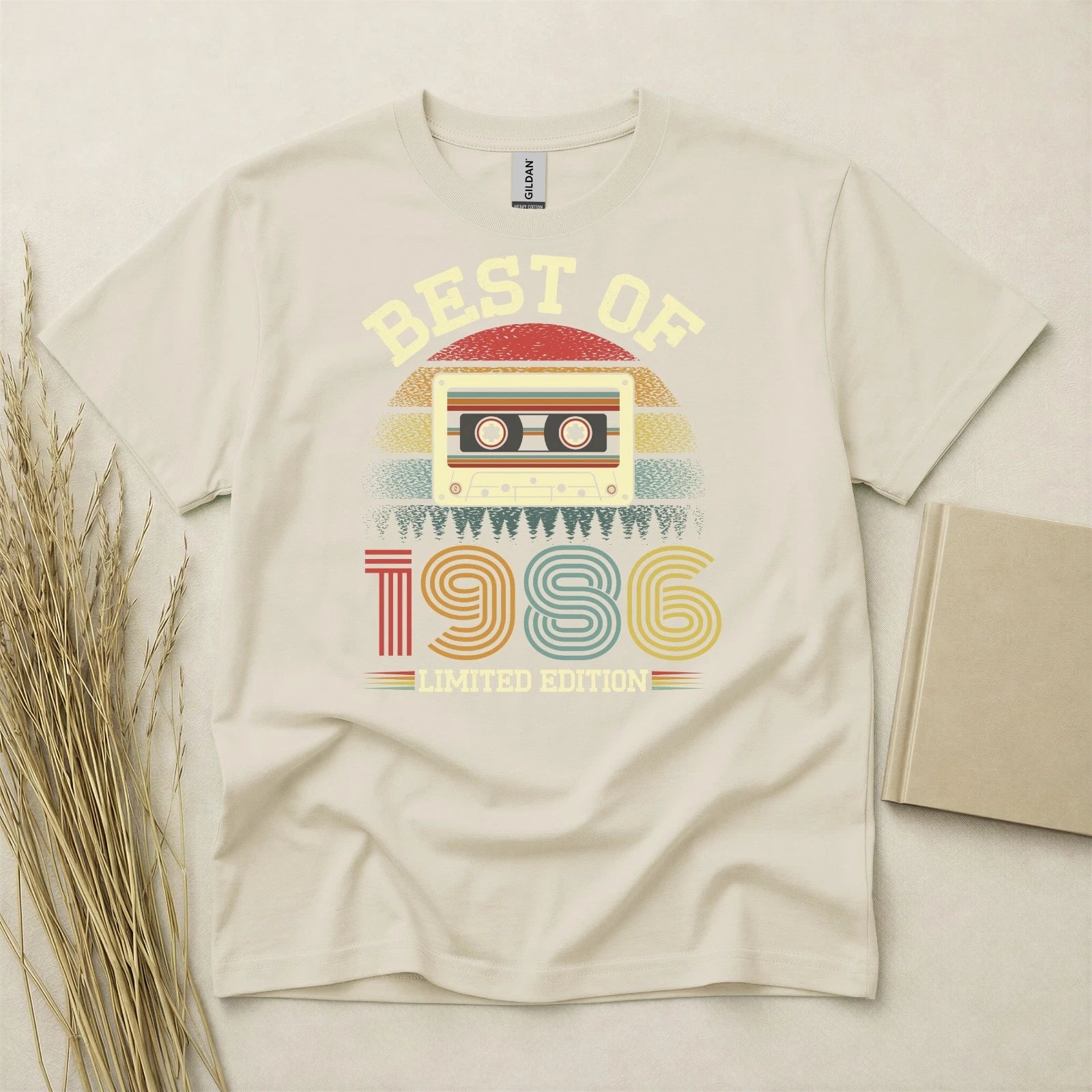 Best Of 1986 40th Birthday T Shirt Custom Year Gift Gildan Heavy Cotton Tee
