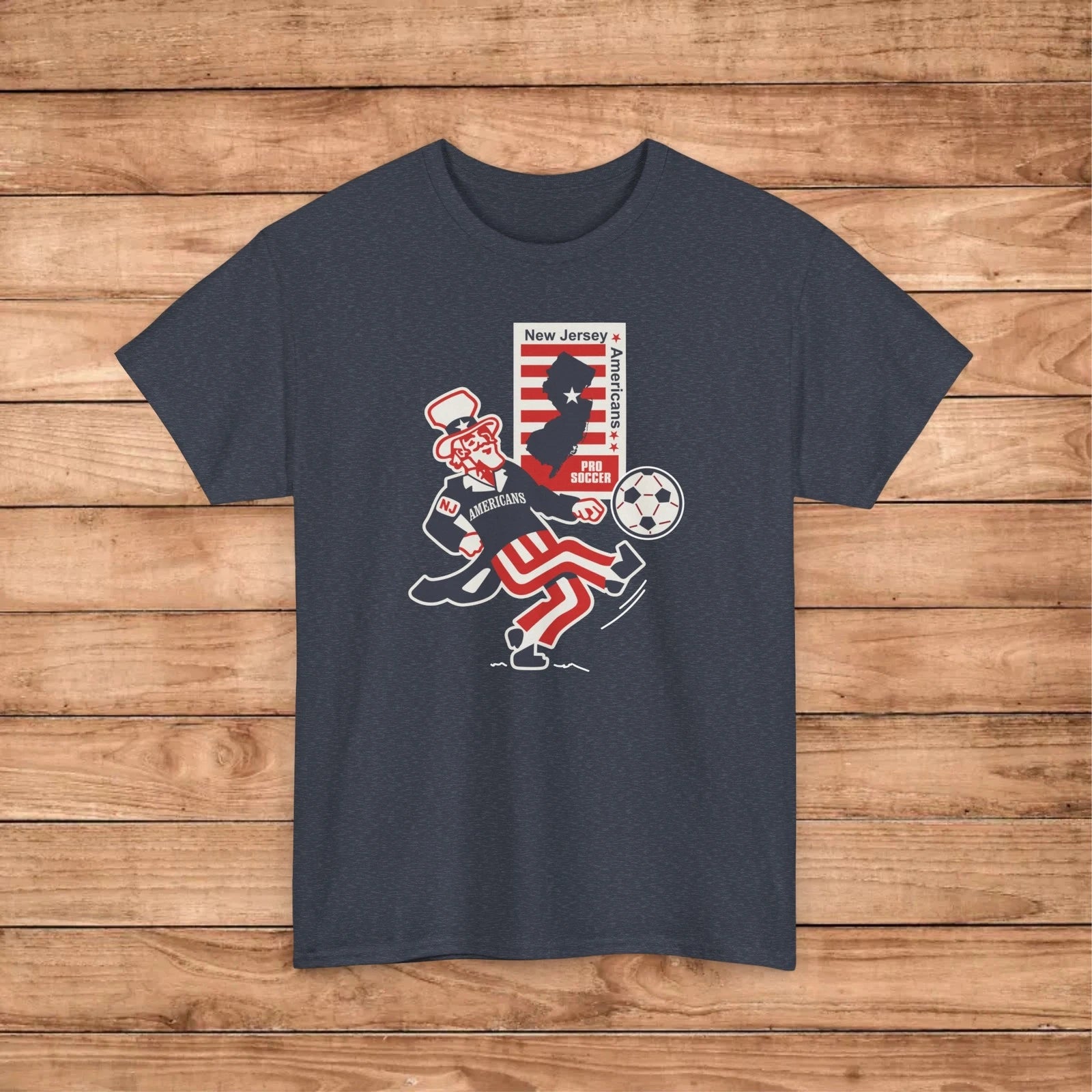 New Jersey Americans 1976 Vintage Soccer Premium Unisex T-Shirt