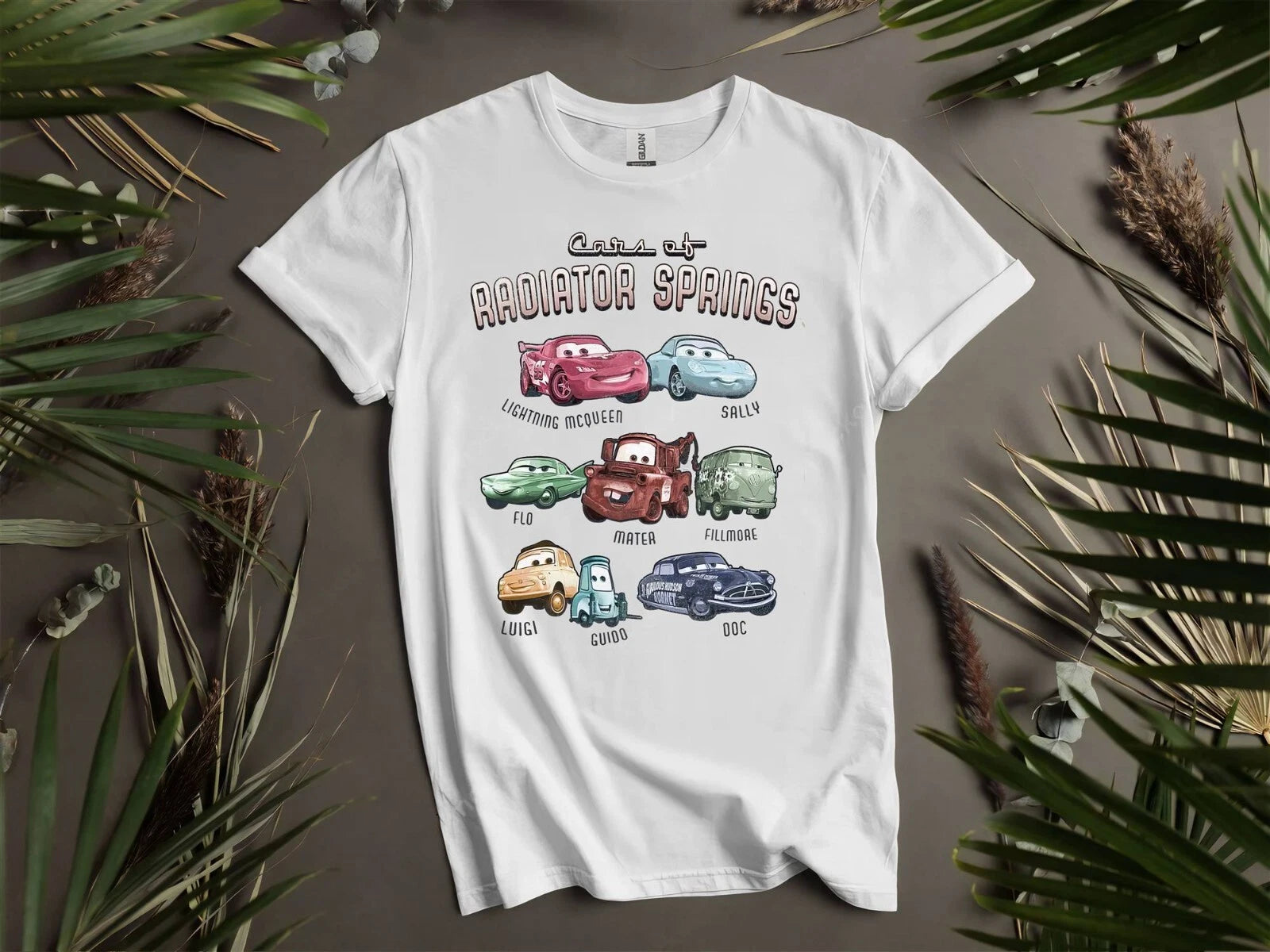 Disney Pixar Cars Group Cast Of T-shirt T shirt Men Women Unisex Tshirt K276