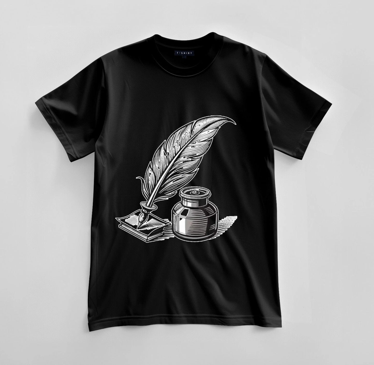 Custom Pen Graphic T-shirt Design Unisex Jersey Short Sleeve Tee