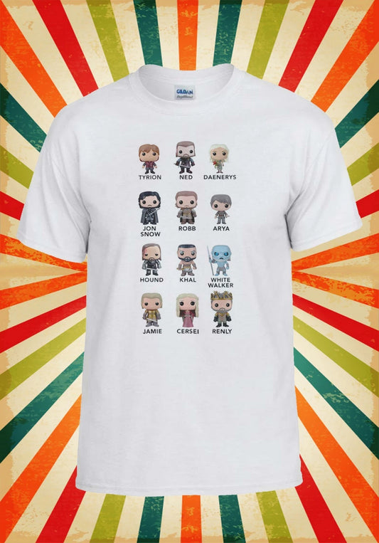 Game Of Thrones Mini All Character Men Women Vest Tank Top Unisex T Shirt 59